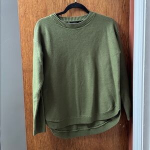 Olive Green Crew Neck Sweater